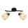 Spotlampe DUBAI 2xE14/40W/230V sort/guldfarvet
