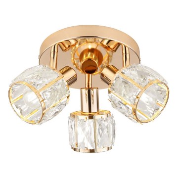 Spotlampe DUBAI 3xE14/40W/230V diameter 36 cm Rosenguld