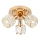 Spotlampe DUBAI 3xE14/40W/230V diameter 36 cm Rosenguld