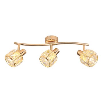 Spotlampe DUBAI 3xE14/40W/230V Rosenguld
