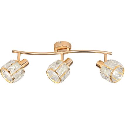 Spotlampe DUBAI 3xE14/40W/230V Rosenguld