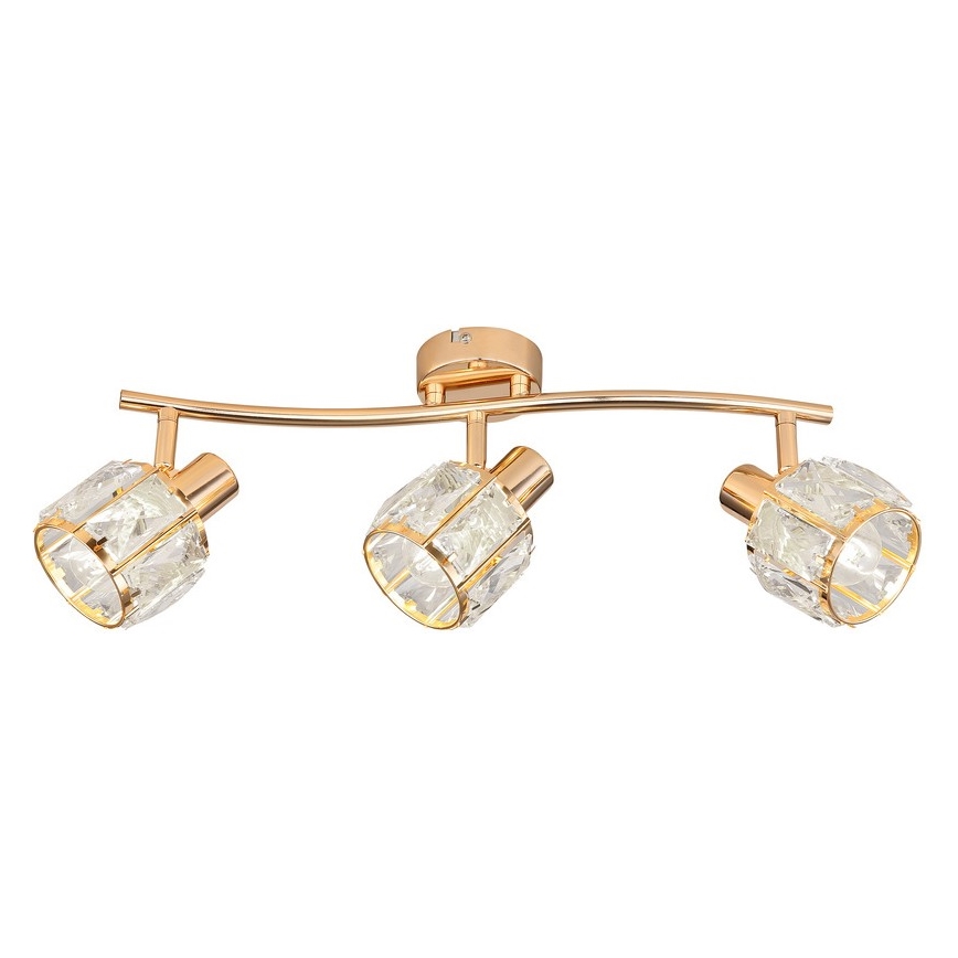 Spotlampe DUBAI 3xE14/40W/230V Rosenguld