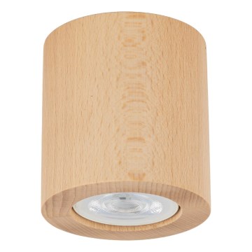 Spotlampe EVE 1xGU10/10W/230V bøg