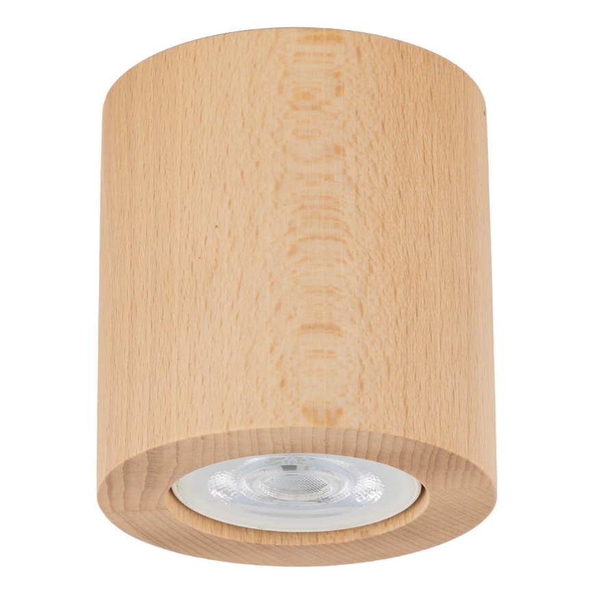 Spotlampe EVE 1xGU10/10W/230V bøg