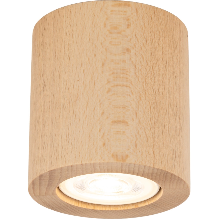 Spotlampe EVE 1xGU10/10W/230V bøg
