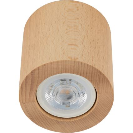 Spotlampe EVE 1xGU10/10W/230V bøg