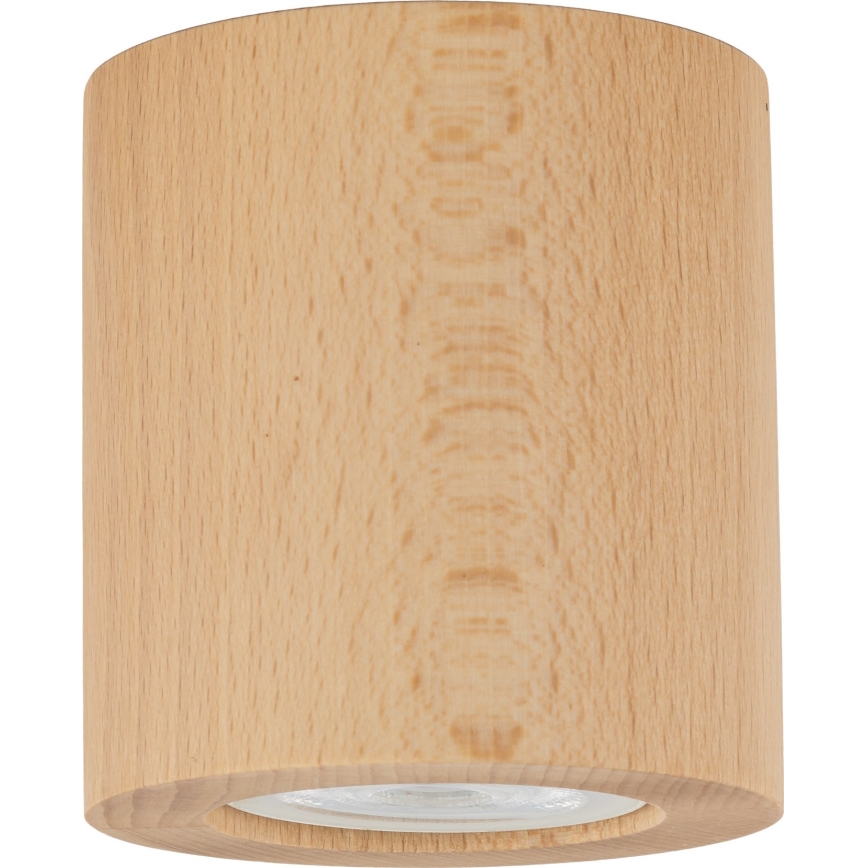 Spotlampe EVE 1xGU10/10W/230V bøg