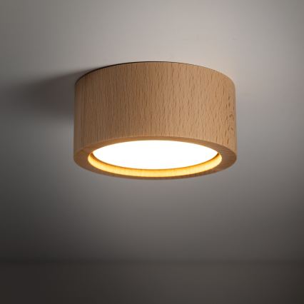 Spotlampe EVE 1xGX53/11W/230V bøg