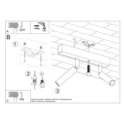 Spotlampe EYETECH 2xG9/12W/230V hvid