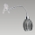 Spotlampe EZZO 1xG9/33W/230V røget