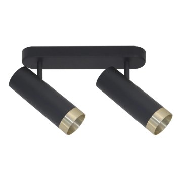 Spotlampe FADO 2xGU10/10W/230V sort