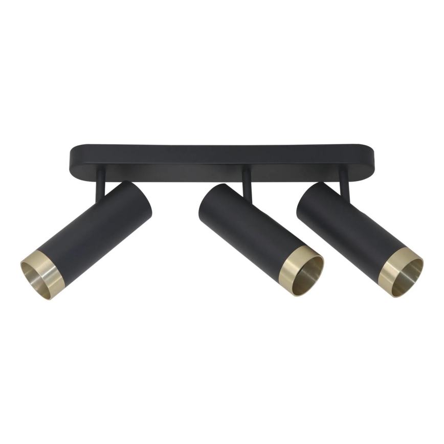Spotlampe FADO 3xGU10/10W/230V sort