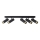 Spotlampe FADO 5xGU10/10W/230V sort