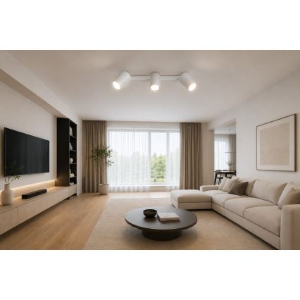 Spotlampe FAMA 3xGU10/30W/230V hvid