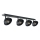 Spotlampe FAUN 4xE27/60W/230V sort
