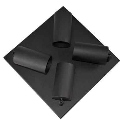 Spotlampe FILO 4xGU10/30W/230V sort/guld