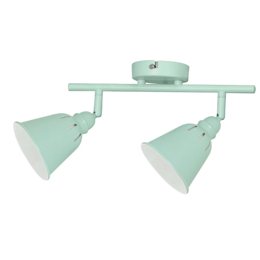 Spotlampe FIONA 2xE14/8W/230V grøn