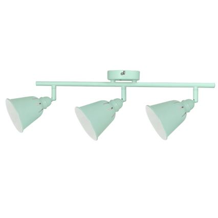 Spotlampe FIONA 3xE14/8W/230V grøn