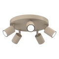 Spotlampe FUN 5xGU10/8W/230V beige