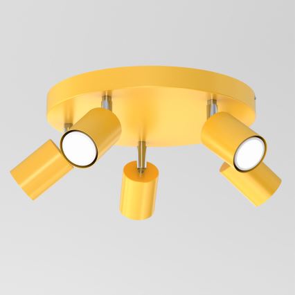 Spotlampe FUN 5xGU10/8W/230V gul