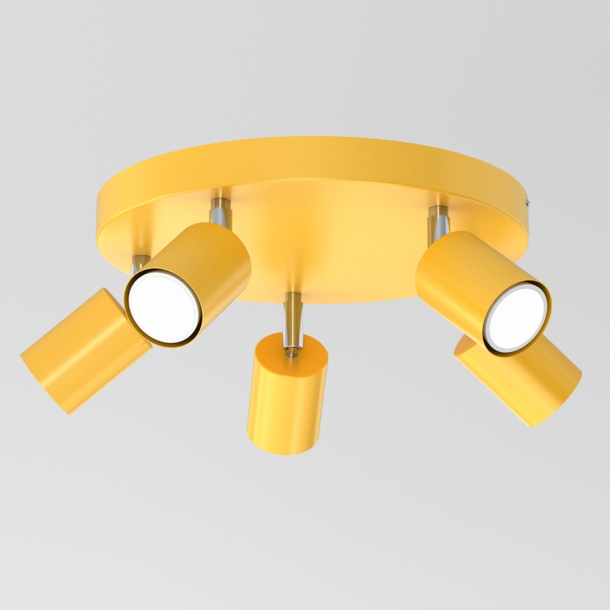 Spotlampe FUN 5xGU10/8W/230V gul