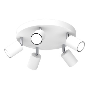 Spotlampe FUN 5xGU10/8W/230V hvid
