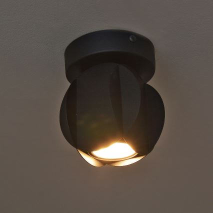 Spotlampe GAMBIT 1xGU10/10W/230V sort