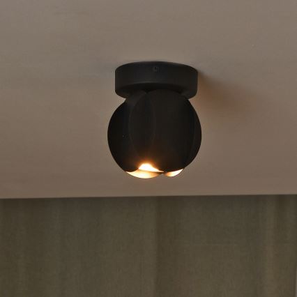 Spotlampe GAMBIT 1xGU10/10W/230V sort