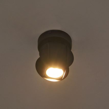 Spotlampe GAMBIT 1xGU10/10W/230V sort