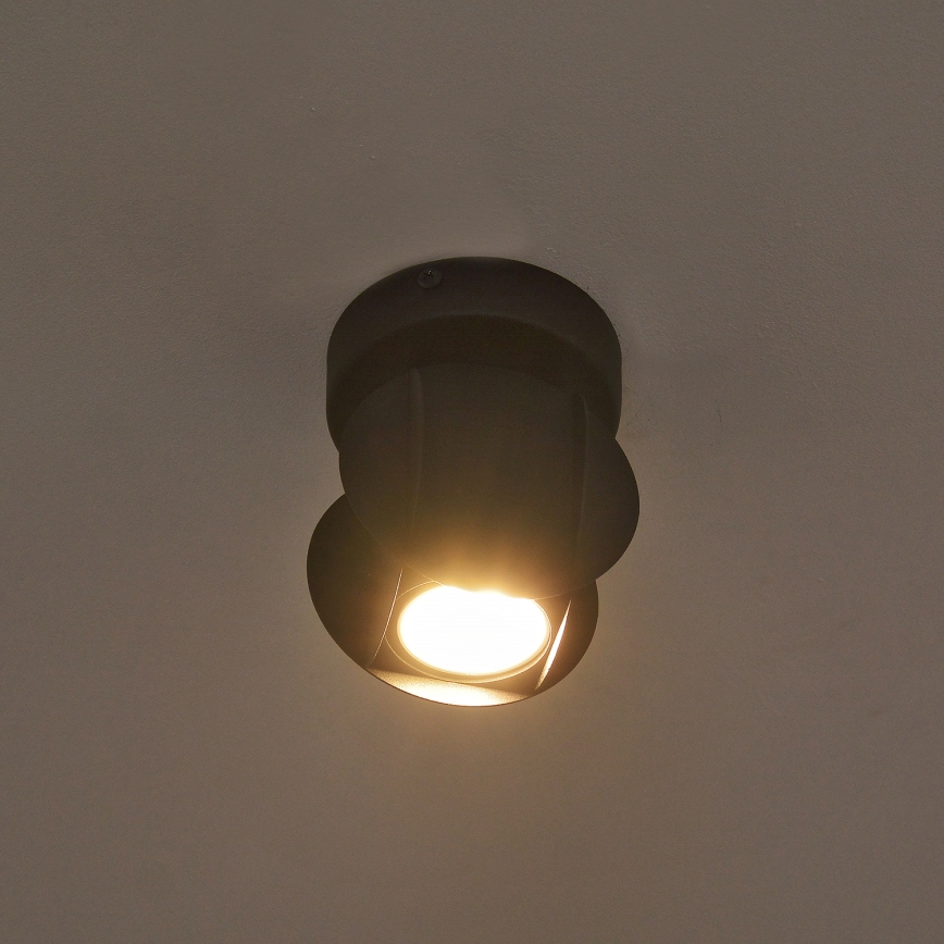 Spotlampe GAMBIT 1xGU10/10W/230V sort