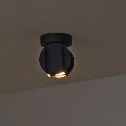 Spotlampe GAMBIT 1xGU10/10W/230V sort