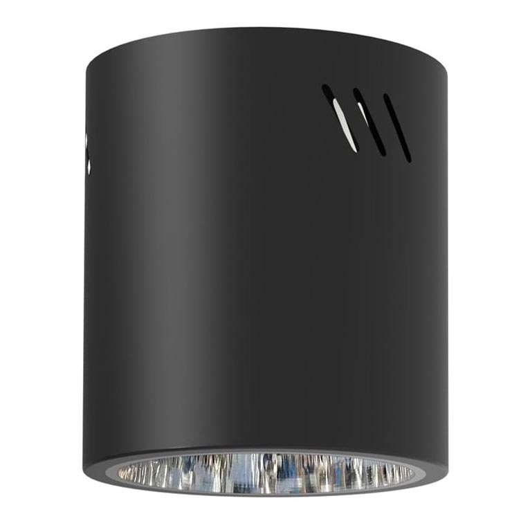Spotlampe GEORGE 1xE27/60W/230V diameter 11 cm sort