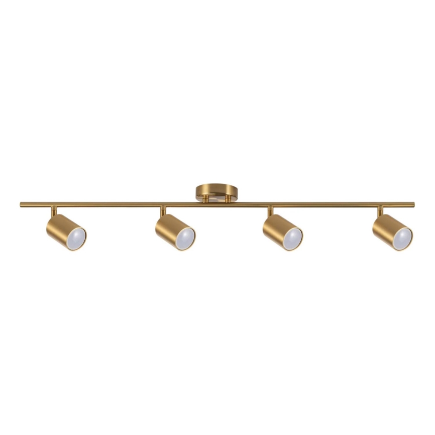 Spotlampe GOLDI 4xGU10/10W/230V guldfarvet