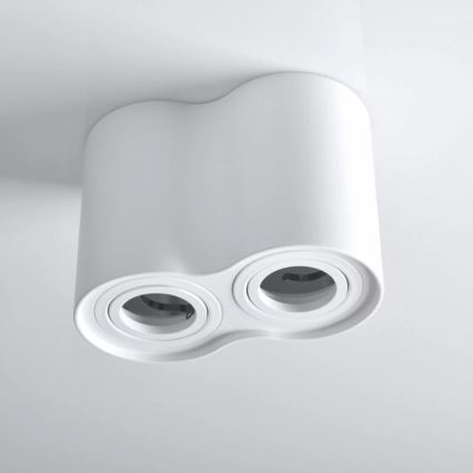 Spotlampe HADAR 2xGU10/10W/230V hvid