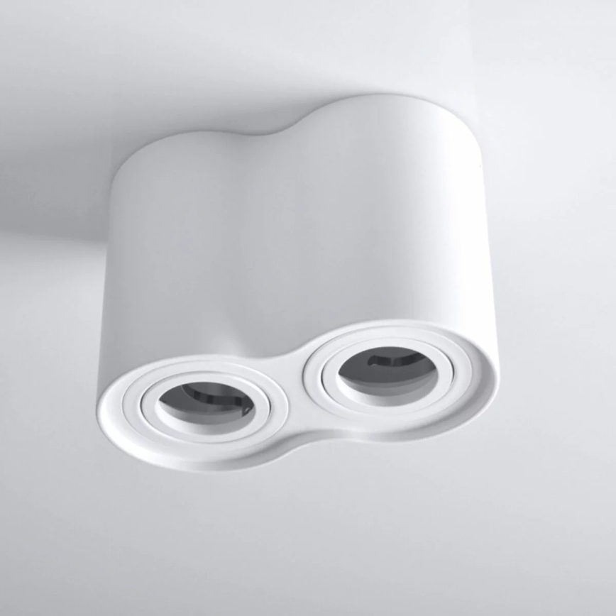 Spotlampe HADAR 2xGU10/10W/230V hvid