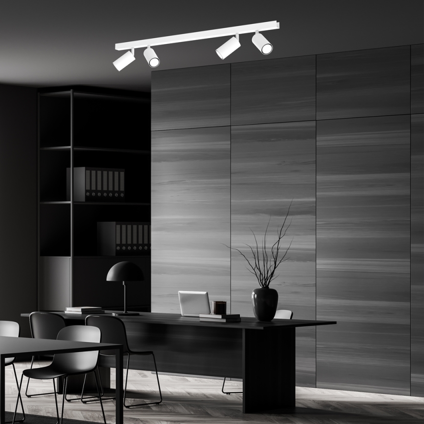 Spotlampe HUDSON 4xGU10/8W/230V hvid