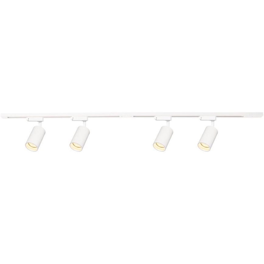 Spotlampe i skinnesystem PIPE 4xGU10/10W/230V hvid
