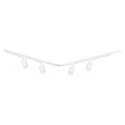 Spotlampe i skinnesystem PIPE 4xGU10/10W/230V hvid