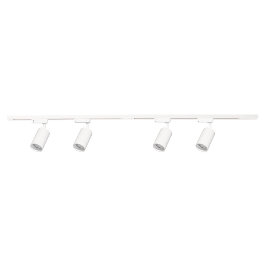 Spotlampe i skinnesystem PIPE 4xGU10/10W/230V hvid