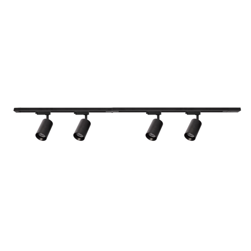 Spotlampe i skinnesystem PIPE 4xGU10/10W/230V sort
