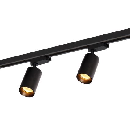 Spotlampe i skinnesystem PIPE 4xGU10/10W/230V sort
