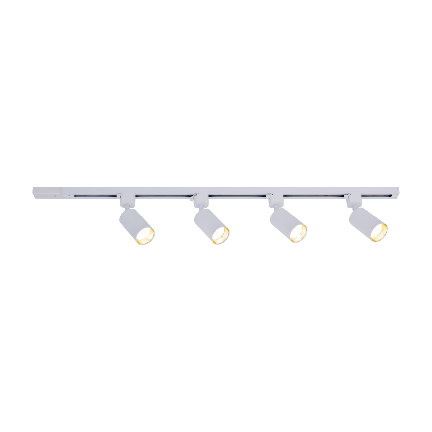 Spotlampe i skinnesystem TRACER 4xGU10/10W/230V 1 m hvid