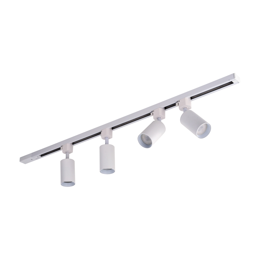 Spotlampe i skinnesystem TRACER 4xGU10/10W/230V 1 m hvid