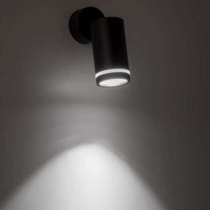 Spotlampe JET 1xGU10/10W/230V sort