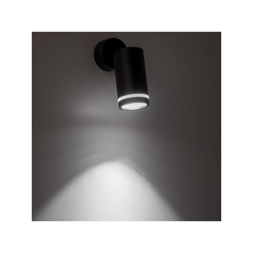 Spotlampe JET 1xGU10/10W/230V sort