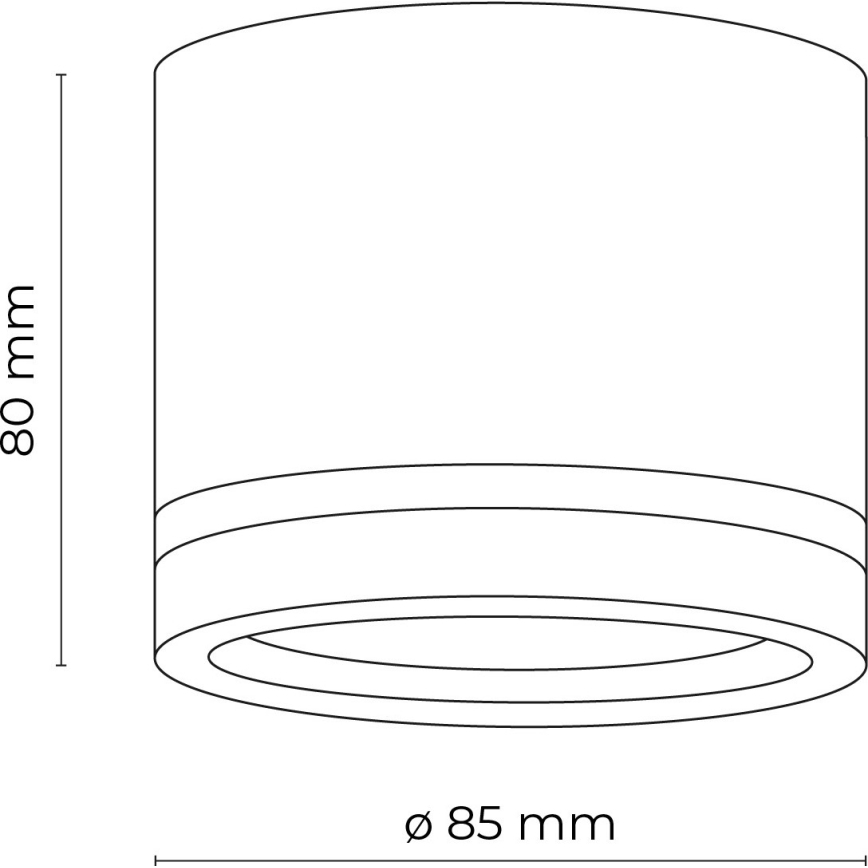 Spotlampe JET 1xGX53/11W/230V hvid