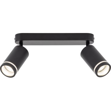 Spotlampe JET 2xGU10/10W/230V sort