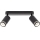 Spotlampe JET 2xGU10/10W/230V sort