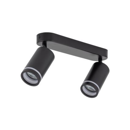 Spotlampe JET 2xGU10/10W/230V sort