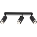 Spotlampe JET 3xGU10/10W/230V sort
